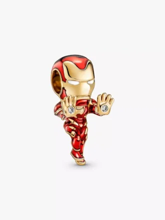 Marvel The Avengers Iron Man Charm, 14-karätige Vergoldung