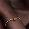 Marvel Iron Man Helm-Charm, 14-karätig vergoldet Marvel Iron Man Helm-Charm, 14-karätig vergoldet