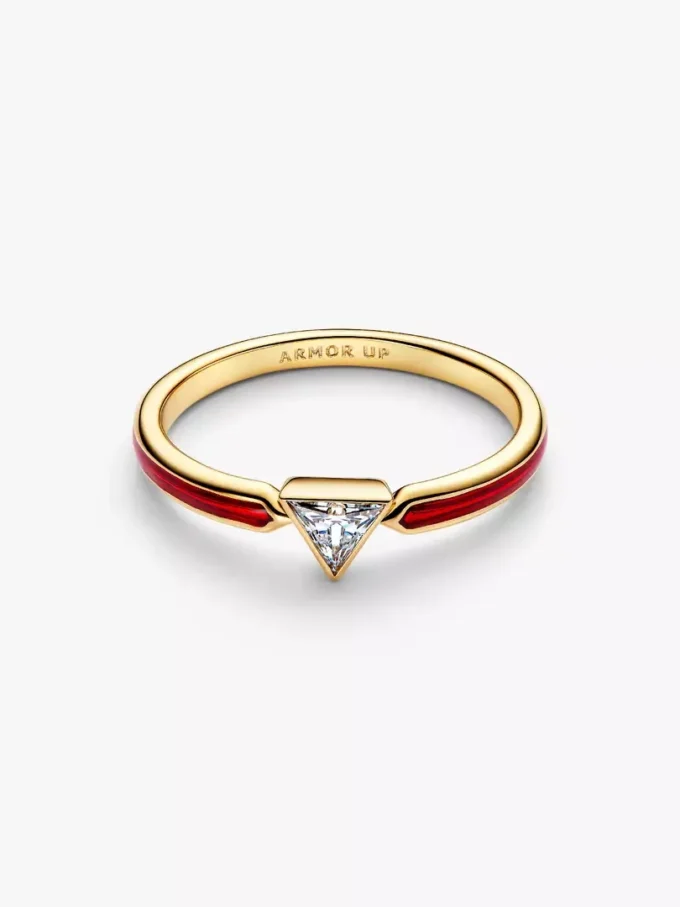 Marvel Iron Man-Ring, 14-karätig vergoldet