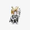 Marvel Loki-Charm aus Sterlingsilber, 14-karätig vergoldet