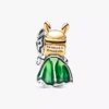 Marvel Loki-Charm aus Sterlingsilber, 14-karätig vergoldet