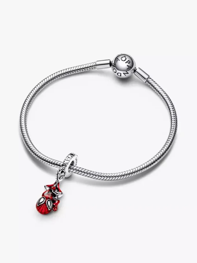 Marvel Spider-Man Dangle Charm aus Sterlingsilber Marvel Spider-Man Dangle Charm aus Sterlingsilber