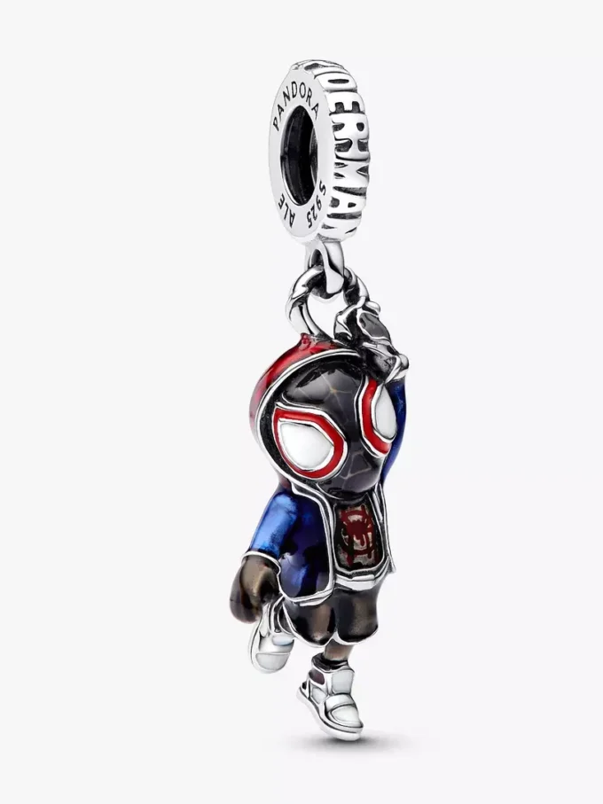 Marvel Spider-Man Miles Morales Charm-Halskette, 2er-Set Marvel Spider-Man Miles Morales Charm-Halskette, 2er-Set