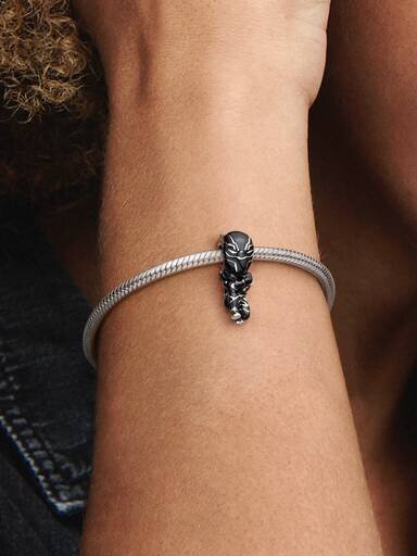 Marvel The Avengers Black Panther-Charm – Sterlingsilber Marvel The Avengers Black Panther-Charm – Sterlingsilber