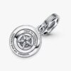 Marvel The Avengers Captain America Shield Dangle Charm – Sterlingsilber