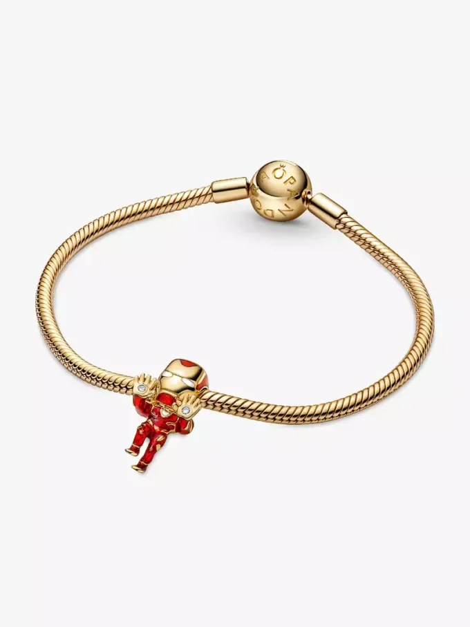 Marvel The Avengers Iron Man Charm, 14-karätige Vergoldung Marvel The Avengers Iron Man Charm, 14-karätige Vergoldung
