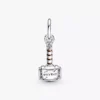 Marvel The Avengers Thor’s Hammer Dangle Charm aus Sterlingsilber Marvel The Avengers Thor’s Hammer Dangle Charm aus Sterlingsilber