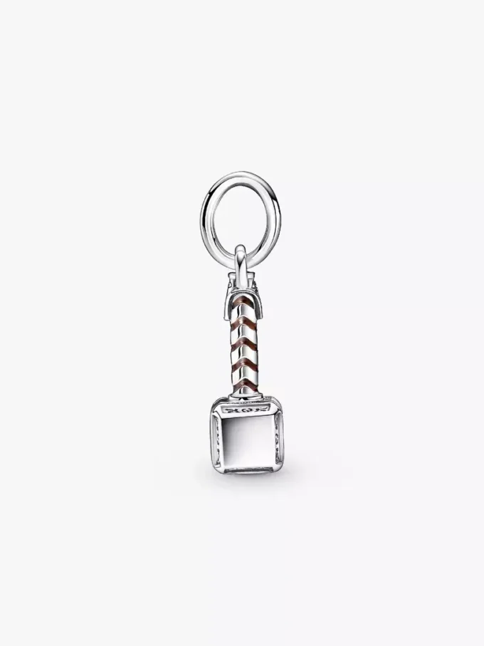 Marvel The Avengers Thor’s Hammer Dangle Charm aus Sterlingsilber Marvel The Avengers Thor’s Hammer Dangle Charm aus Sterlingsilber