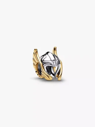 Marvel Thor-Helm-Charm aus Sterlingsilber, 14-karätig vergoldet