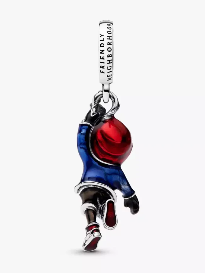 Marvels Spider-Man Miles Morales Dangle Charm aus Sterlingsilber Marvels Spider-Man Miles Morales Dangle Charm aus Sterlingsilber
