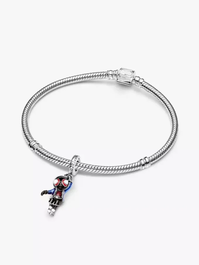 Marvels Spider-Man Miles Morales Dangle Charm aus Sterlingsilber Marvels Spider-Man Miles Morales Dangle Charm aus Sterlingsilber