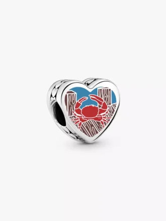 Maryland-Herz-Charm aus Sterlingsilber