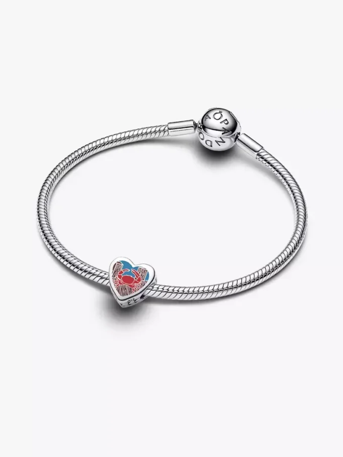Maryland-Herz-Charm aus Sterlingsilber Maryland-Herz-Charm aus Sterlingsilber