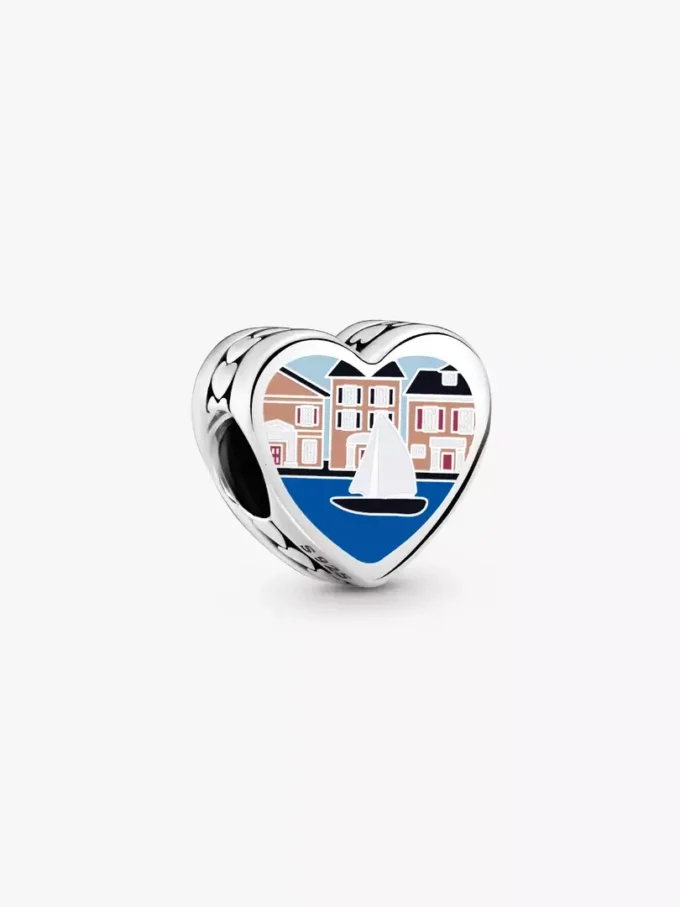 Mass Heart Charm aus Sterlingsilber Mass Heart Charm aus Sterlingsilber