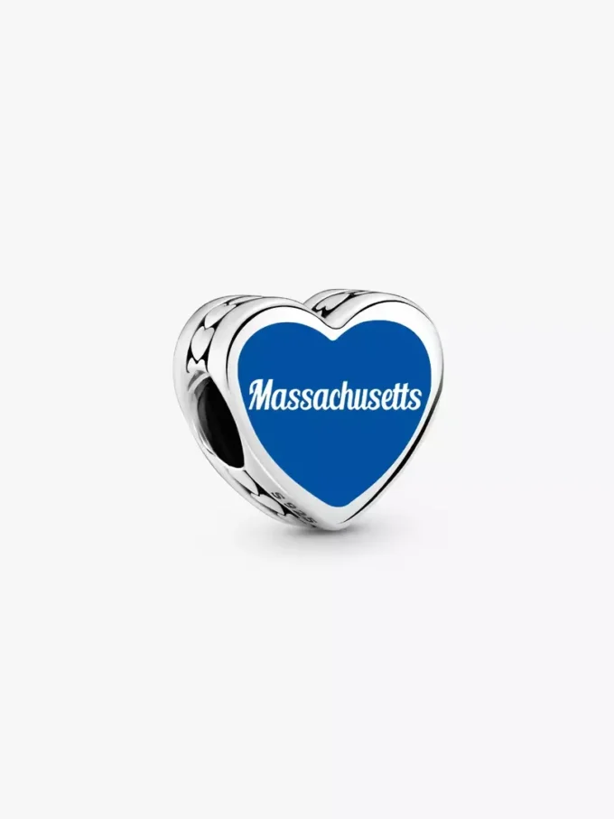 Mass Heart Charm aus Sterlingsilber Mass Heart Charm aus Sterlingsilber