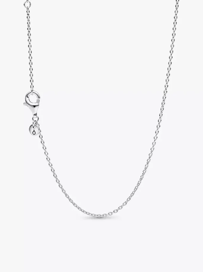Anhänger-Set „Eternity Circle O Pendant“ mit Geburtsstein für Januar, 3er-Set