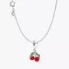 Megans Kirsch-Charm-Halskettenset, 2er-Set