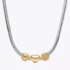 Mini-Charm-Halskette „Golden Journey“, 4er-Set