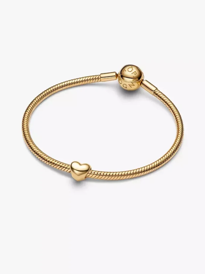 Mini-Charm „Herz“ mit 14-karätiger Vergoldung Mini-Charm „Herz“ mit 14-karätiger Vergoldung