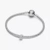 Mini-Charm mit strukturiertem Unendlichkeitssymbol aus Sterlingsilber Mini-Charm mit strukturiertem Unendlichkeitssymbol aus Sterlingsilber