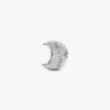 Mini-Charm „Texturierter Mond“ aus Sterlingsilber Mini-Charm „Texturierter Mond“ aus Sterlingsilber