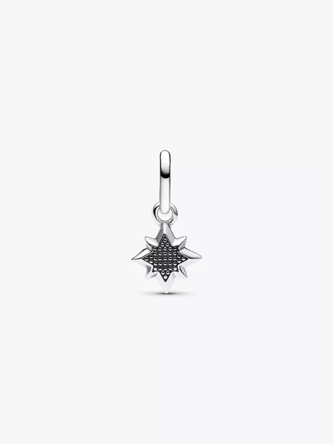 Mini-Dangle Charm „Stern“ aus Sterlingsilber Mini-Dangle Charm „Stern“ aus Sterlingsilber