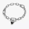 Mini-Dangle Charm „Winged Heart“ aus Sterlingsilber