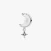 Mond- und Nordstern-Charm – Sterlingsilber