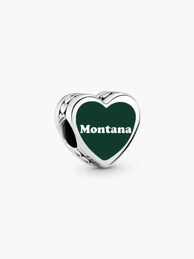 Montana Herz-Charm aus Sterlingsilber Montana Herz-Charm aus Sterlingsilber