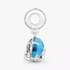 Murano Glass Dangle Charm „Süßer Oktopus“ aus Sterlingsilber
