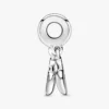 Mutter & Sohn Herz-Split-Dangle Charm aus Sterlingsilber Mutter & Sohn Herz-Split-Dangle Charm aus Sterlingsilber