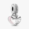 Mutter & Tochter Herz-Dangle Charm – Sterlingsilber Mutter & Tochter Herz-Dangle Charm – Sterlingsilber