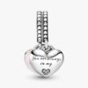Mutter & Tochter Herz-Dangle Charm – Sterlingsilber Mutter & Tochter Herz-Dangle Charm – Sterlingsilber