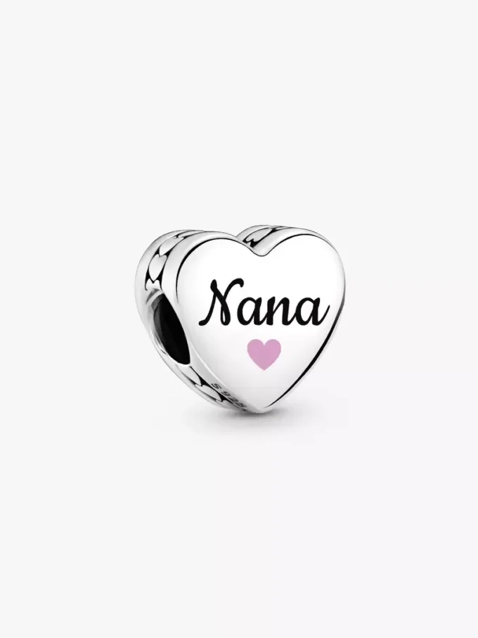 Nana-Herz-Charm aus Sterlingsilber Nana-Herz-Charm aus Sterlingsilber