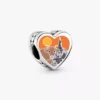 Nebraska-Herz-Charm aus Sterlingsilber