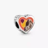 New Mexico Herz-Charm aus Sterlingsilber