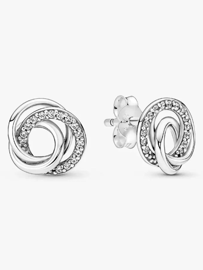Ohrringe „Family Always Encircled“ aus Sterlingsilber Ohrringe „Family Always Encircled“ aus Sterlingsilber