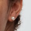 Ohrringe mit behandelten Süßwasser-Zuchtperlen, 7 mm – Sterlingsilber Ohrringe mit behandelten Süßwasser-Zuchtperlen, 7 mm – Sterlingsilber