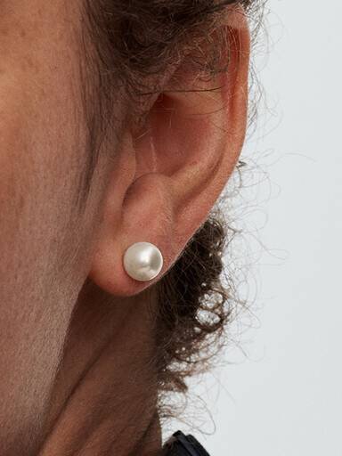 Ohrringe mit behandelten Süßwasser-Zuchtperlen, 7 mm – Sterlingsilber Ohrringe mit behandelten Süßwasser-Zuchtperlen, 7 mm – Sterlingsilber