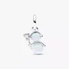 Opaleszenter Schneemann-Dangle Charm aus Sterlingsilber Opaleszenter Schneemann-Dangle Charm aus Sterlingsilber