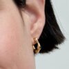 Organisch geformte offene Ohrringe – 14 Karat vergoldet Organisch geformte offene Ohrringe – 14 Karat vergoldet