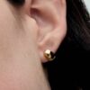 Organisch geformte Ohrringe – 14 Karat vergoldet Organisch geformte Ohrringe – 14 Karat vergoldet