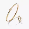 Pandora Armband- und Ring-Set mit Lab-Grown Diamonds, 0,50 Karat insgesamt, 14 Karat Gold, 2 Stück