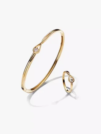 Pandora Armband- und Ring-Set mit Lab-Grown Diamonds, 0,50 Karat insgesamt, 14 Karat Gold, 2 Stück