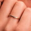 Pandora Era 14-karätiger Goldring mit einem Labor-Diamanten – 0,03 Karat Gesamtgewicht, 14-karätiges Gold