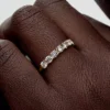 Pandora Era 14-karätiger Goldring mit Lab-Grown Diamonds, Halb-Ewigkeitsring, 0,90 Karat insgesamt, 14-karätiges Gold