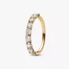 Pandora Era 14-karätiger Goldring mit Lab-Grown Diamonds, Halb-Ewigkeitsring, 0,90 Karat insgesamt, 14-karätiges Gold