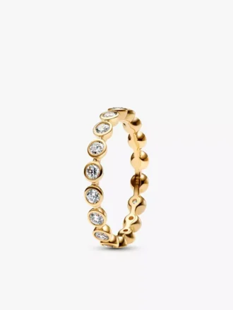 Pandora Era Eternity-Ring mit Lab-Grown Diamonds in Zargenfassung, 0,70 ct insgesamt, 14 Karat Gold