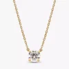 Pandora Era 14-karätige Goldhalskette mit Anhänger aus einem im Labor gezüchteten Diamanten, 1,00 Karat insgesamt, 14-karätiges Gold Pandora Era 14-karätige Goldhalskette mit Anhänger aus einem im Labor gezüchteten Diamanten, 1,00 Karat insgesamt, 14-karätiges Gold
