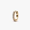 Pandora Era Lab-Grown Diamonds Ohrringe 14K Gold-0,009 ct TW, 14 Karat Gold